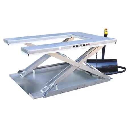 Edelstahl-Hubtisch – U-Plattform – Max. Tragfähigkeit 600 kg