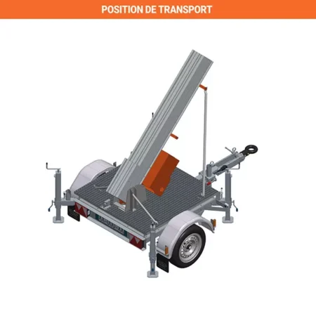 Hebearm – Umgekehrte Gabeln 715x560 mm – Max. Tragfähigkeit 200 kg