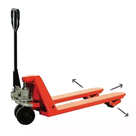 Manueller Breit-Hubwagen – Seitliche Bewegungen – Max. Tragfähigkeit 1500 kg
