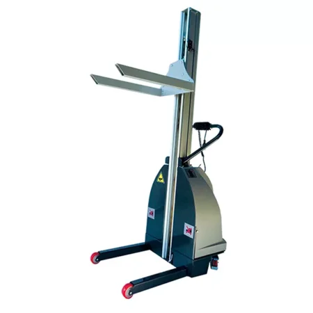 Halbelektrischer Stahl-Stapler – Max. Hubhöhe 2000 mm – Max. Tragfähigkeit 200 kg