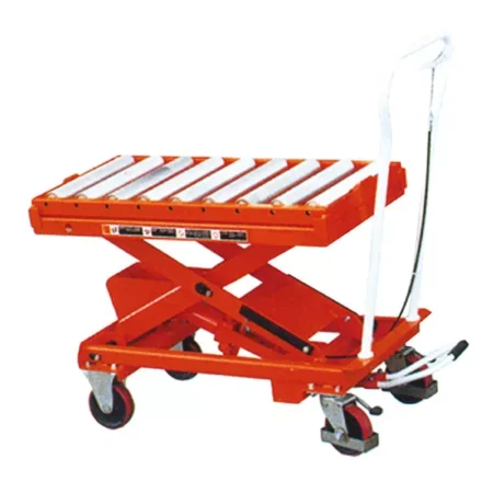 Hubtisch mit Rollentisch – Max. Hubhöhe 1000 mm – Max. Tragfähigkeit 500 kg